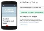 mobile-friendly website test